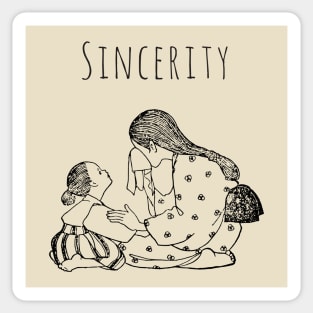 Sincerity is Scary Sticker